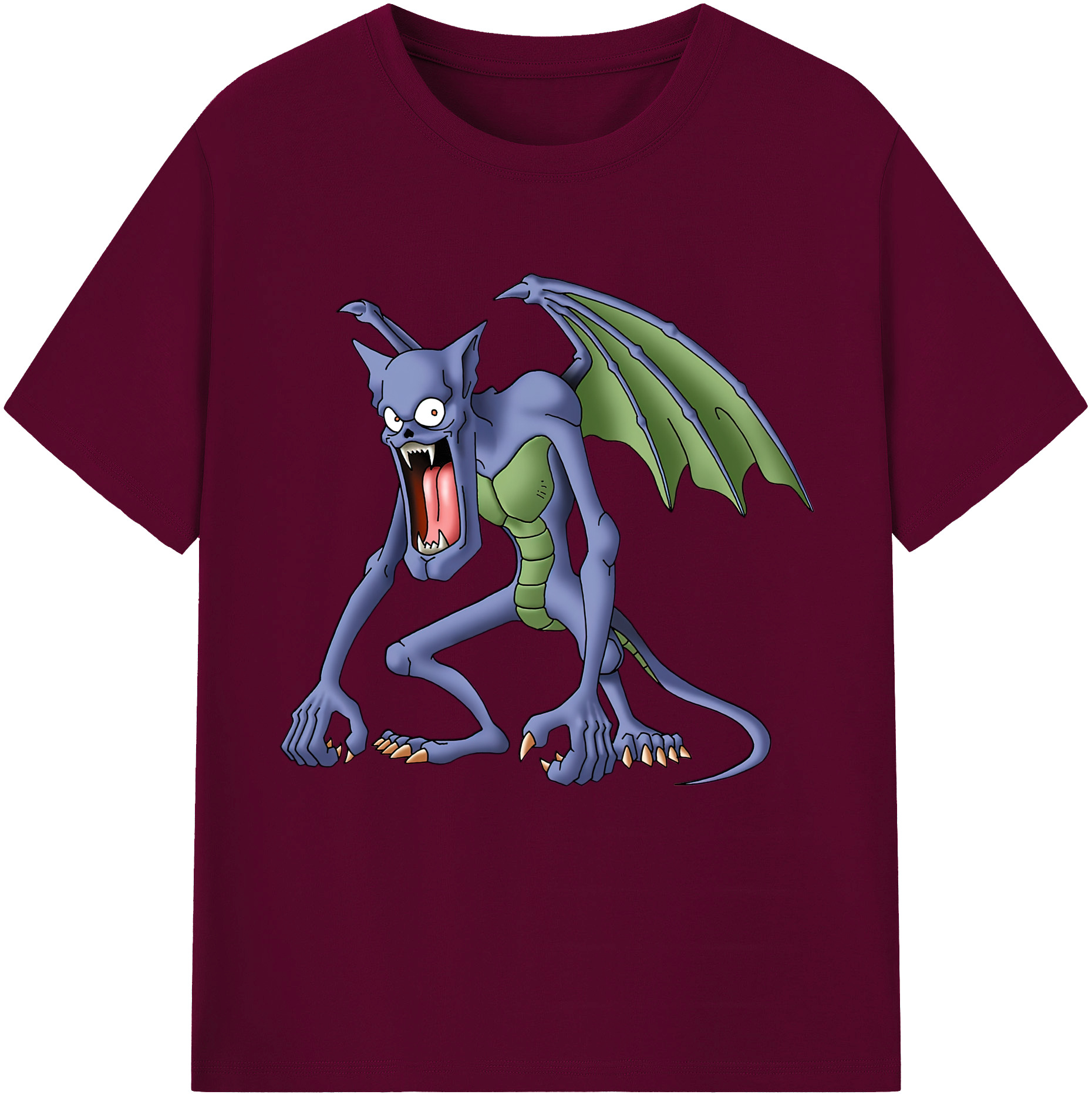 （画像用） ドラゴンクエスト Doragon Kuesuto Dragon Quest レディースカジュアルプリントTシャツ（綿100％）